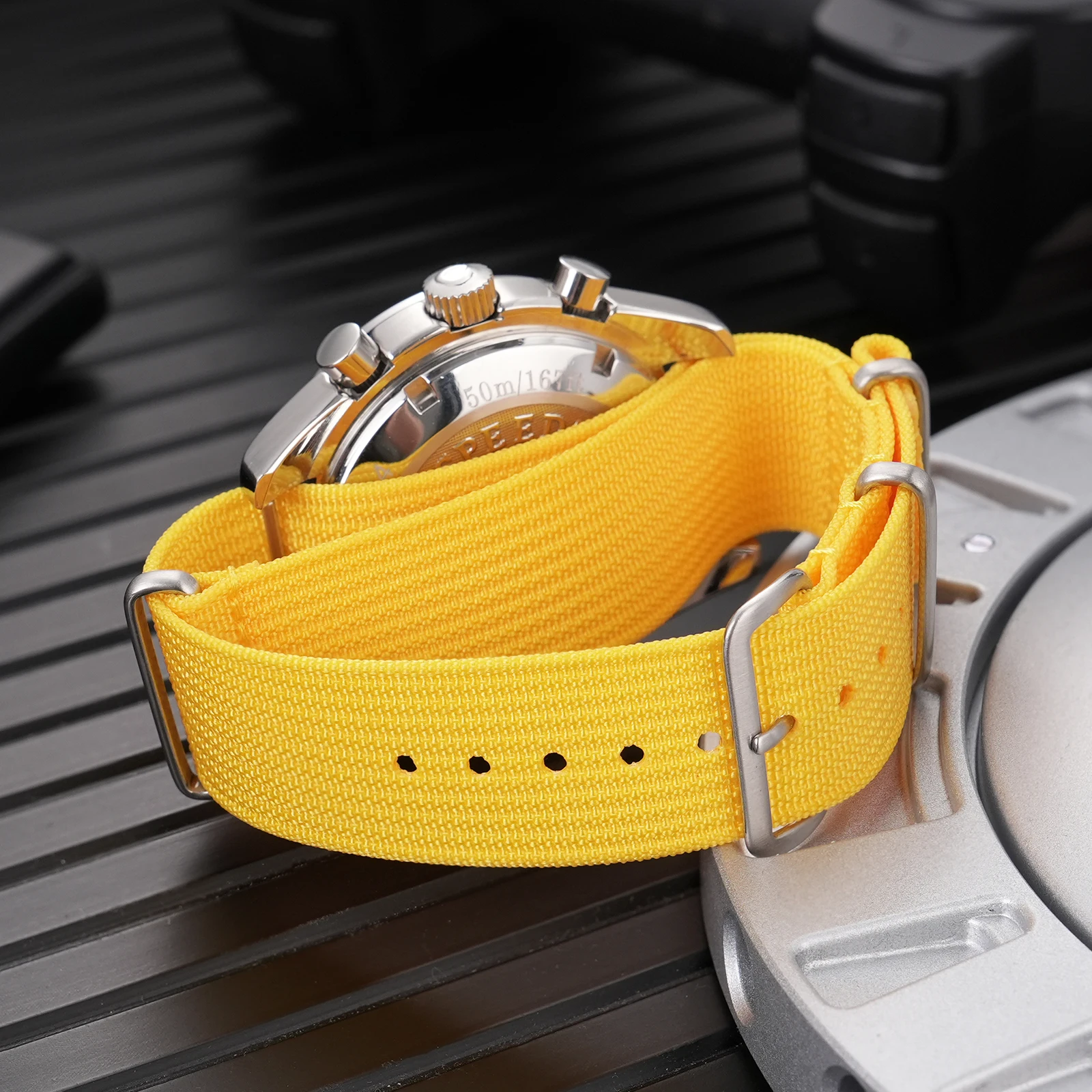Ribbed Nylon Universal Watchband – Comfortable & Breathable Strap in Multiple Colors for All Sizes