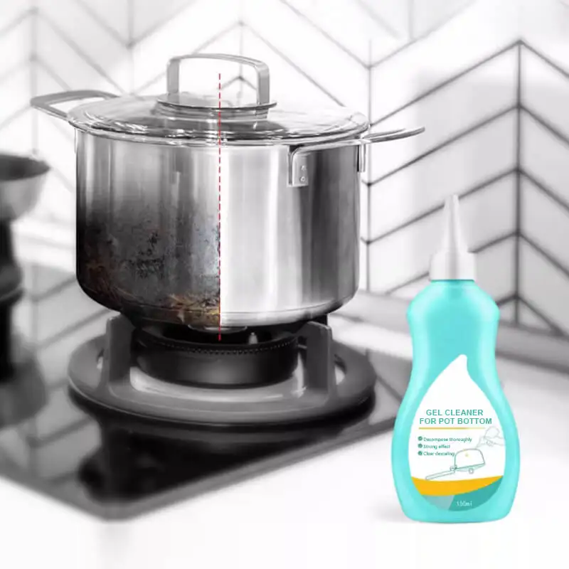 Pots And Pan Cleaner Household Cleaning Black Pot Bottom Gel Cleaner To Remove Black Scale From Stainless Steel Pot