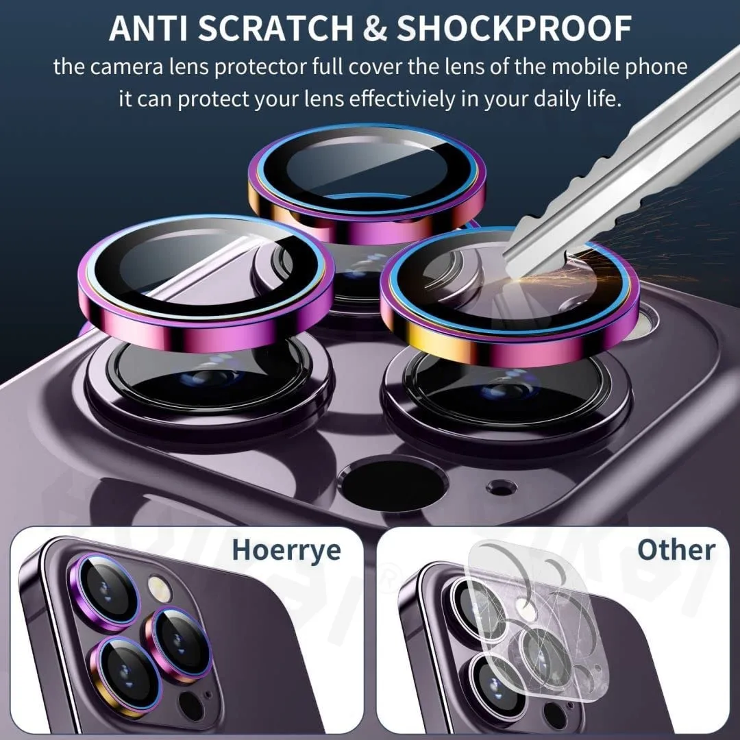 Premium Tempered Glass Camera Lens Protector - 2 Pack