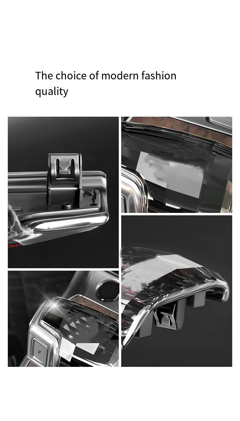 Left-Hand Drive NO LED Crystal Shift Knob Suitable For Audi A/A5/A6/Q7/RS6/RS7 M
