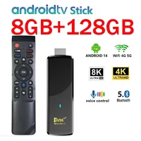 TV98 ATV X9 TV Stick 8GB 128GB Android 14.0 Allwinner H313 Quad Core Wifi 4G 5G BT5.0 Voice assistant HD 4K 8K iptv