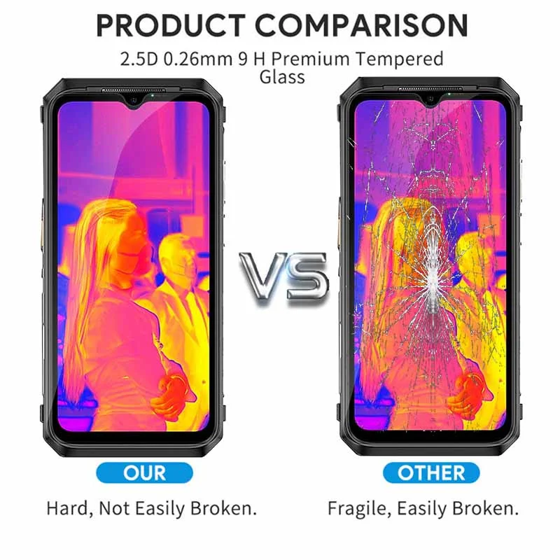 Ultra-Durable HD Protective Glass Screen Protector (4-Pack)