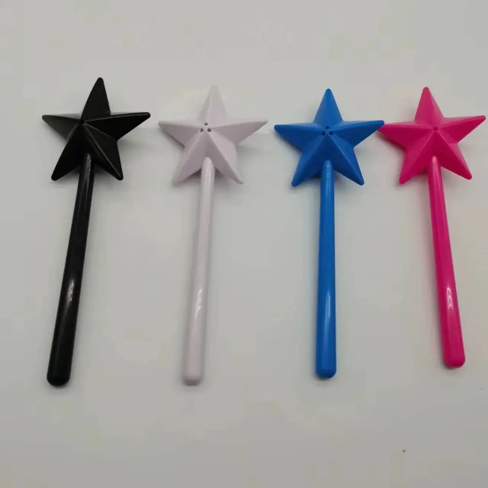 Creative Plastics Salt Shakers Star Refillable Seasoning Shaker Household Long Hand Salt Pepper Magic Wands BBQ Supplies salt shaker,salt pepper shakers
