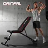 Adjustable Weight Bench Press for Full Body Strength Training Gym Exercise Bench in Black with Incline Decline Function