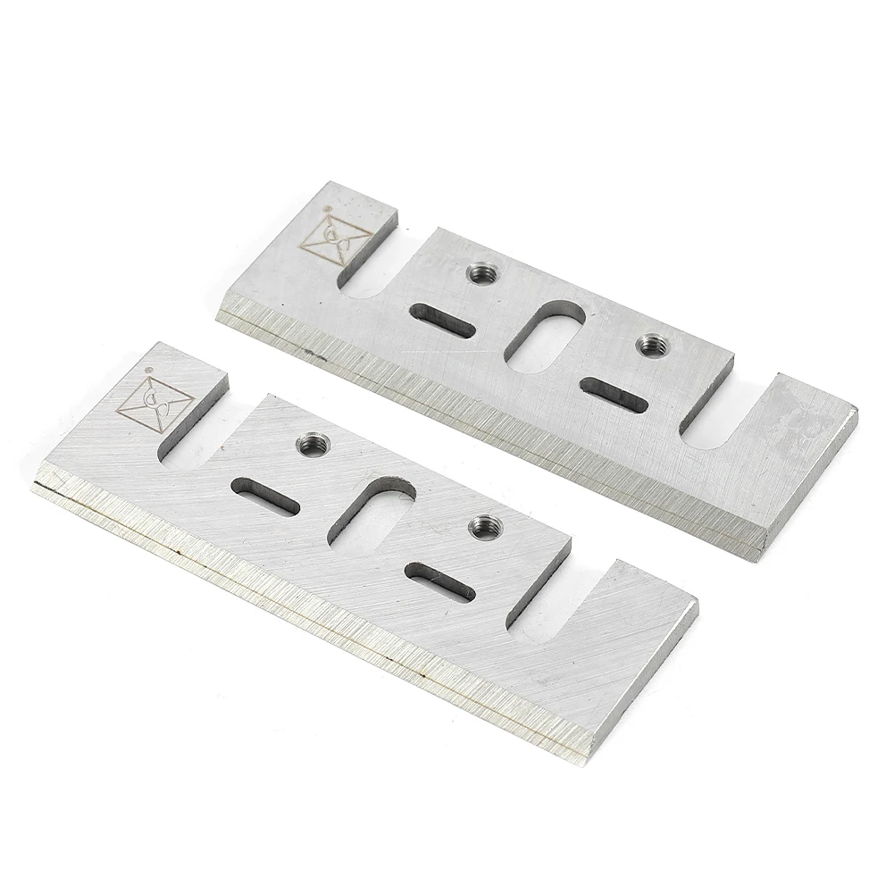 Planer Blades 2Pcs 82mm Wood Electric Planer Replacement