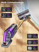 Aspirateur sans fil Tdyon Nova 70000PA 680W, autonomie de 75 minutes, batterie amovible, autoportant, recharge mural 7