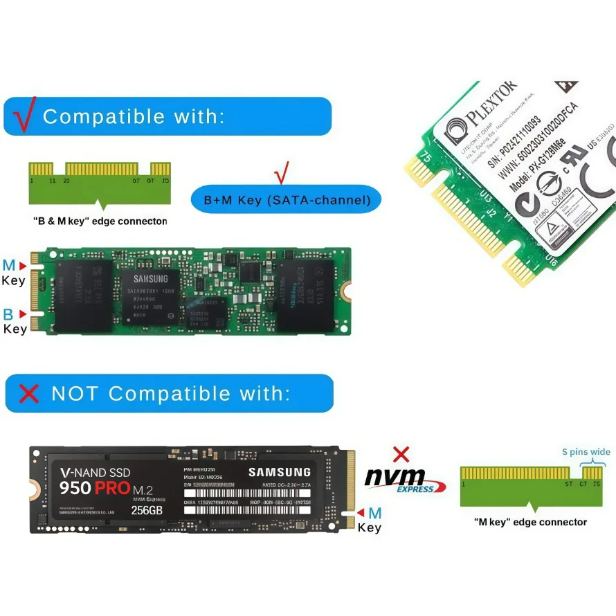 Compact USB-C M.2 SSD/HDD Enclosure with Dual Protocol Support