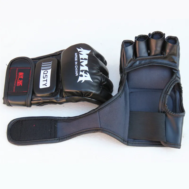 Half Fingers MMA Fighting Gloves Boxing Gloves UFC Professional Taekwondo Karate Muay Thai Training Workout for Men boxing gloves