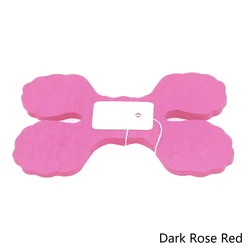 Multicolor Four Leaf Clover Paper Garland for Celebrations and DIY Decor (Dark Rose Red)