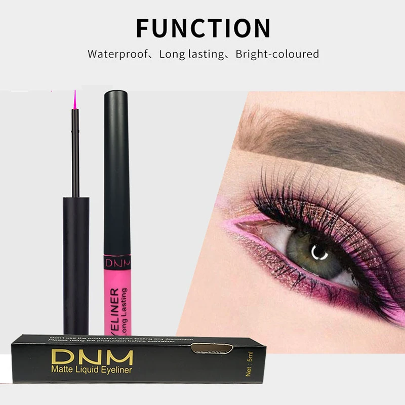 

Matte Liquid Eyeliner Pencil Waterproof Long Lasting Durable Natural Black Blue Pigment Eye Liner Party Makeup Women TSLM1