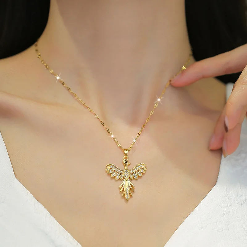 Trendy Phoenix Necklace Display
