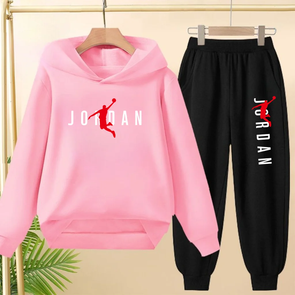 Die Kindersportbekleidung, einschließlich Kapuzenpullover und langer Hose, eignet sich für Kinder im Alter von 3 bis 13 Jahren, um beim Sport zu beschäftigen – Detail 18