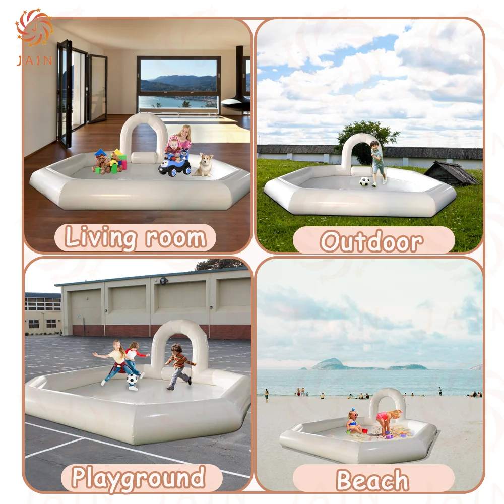 Outdoor Amusement Inflatable Bumper Car Go Kart Track Bumper Car Race Track Inflatable Go Kart Race Tracks For Kids Party