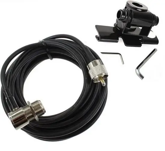 Dual band mobile radio brackets whip antenna 145/435M car two way radio antenna UV amateur aerial