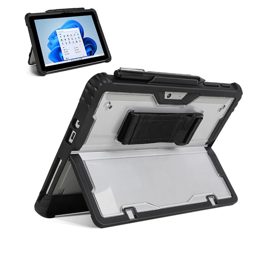 Protectivecase Per Microsoft Surface Pro8 Per Surface Pro4/5/6/7/7 + Per Surface Go1/2/3 Custodia Per Tablet Con Guscio Inferiore In Tpu Trasparente