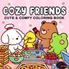 Cozy Friends Coloring Book for Adults Teens Featuring Adorable Creatures in Cozy Hygge Moments for Relaxation Gift 3