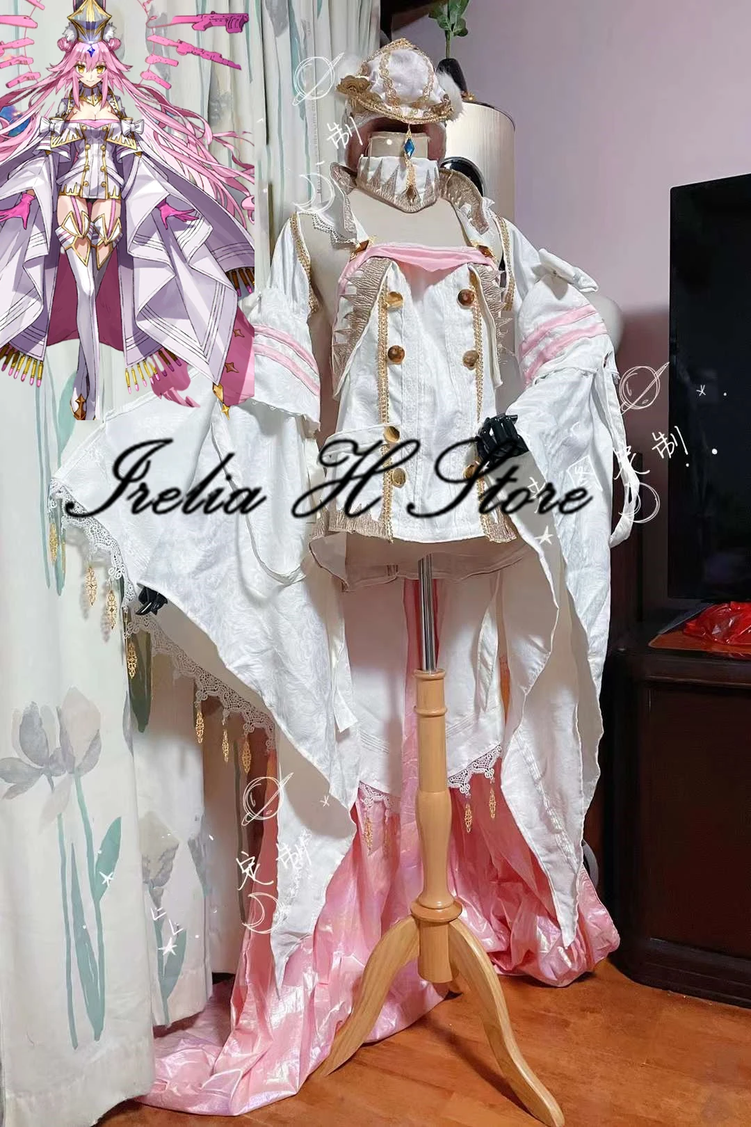 

Irelia H Store Fate/Grand Order Game FGO Light Koyanskaya Cosplay Costume Stage 3 Dres female Custom made size
