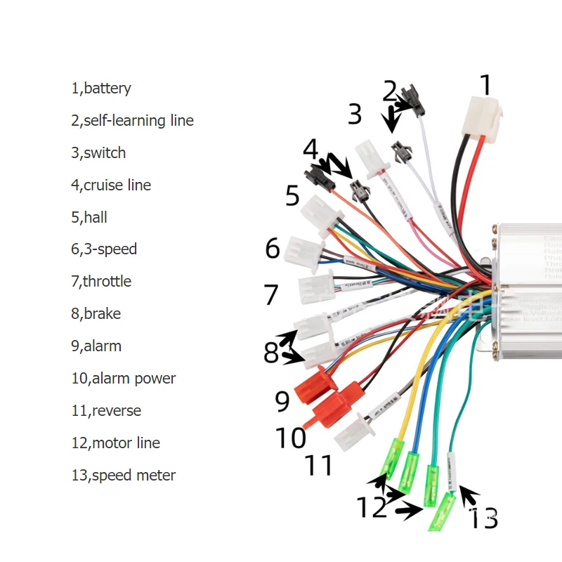 Electric Bike Conversion Kit SPYMINNPOO Electric Motor Controller