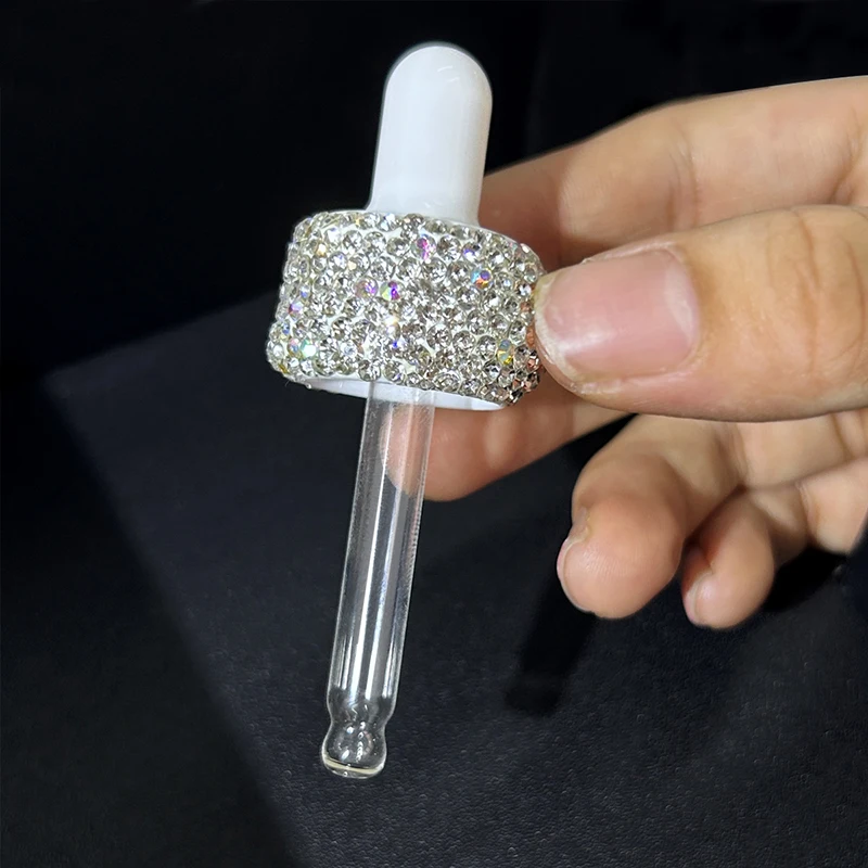 5ml Diamond Glass Dropper Storage Bottle Portable Essential Oil Lotion Split Jar Mini Essence Liquid Organization Repeatable 2