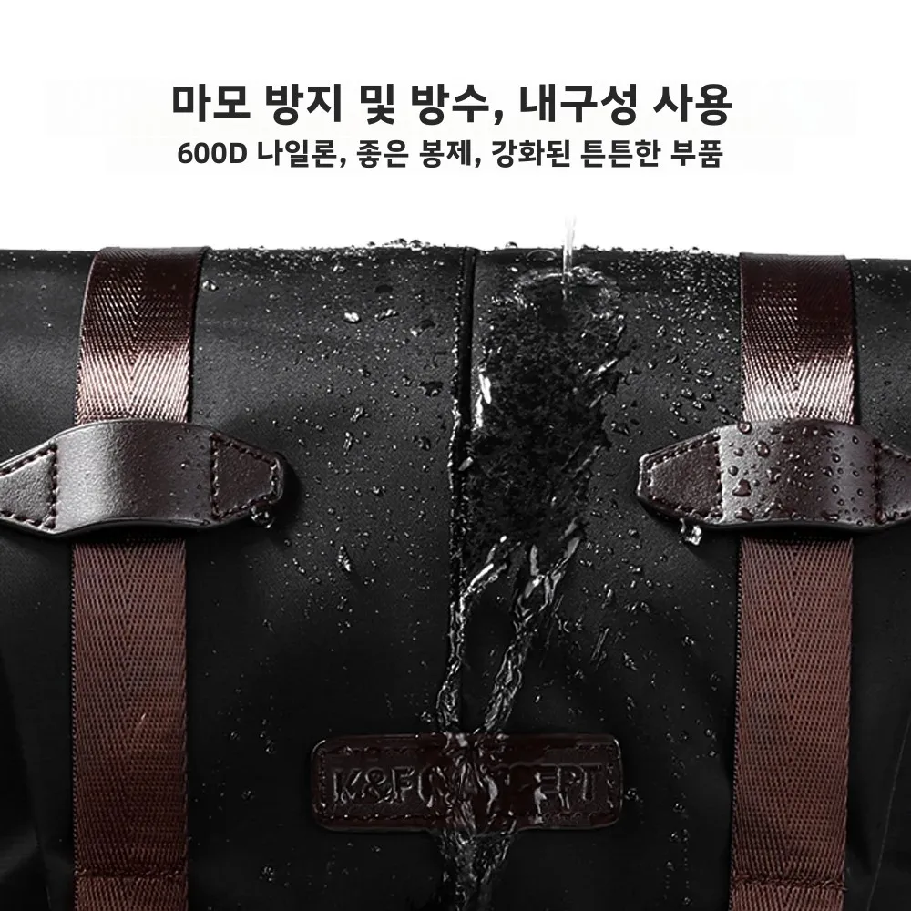 K&F CONCEPT 카메라 배낭 사진 배낭, 방수 커버 삼각대 캐치 스트랩, 15.6인치 노트북 및 SLR DSLR용