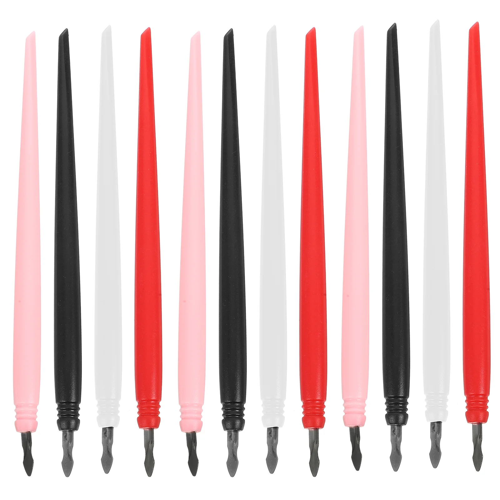 Scratch Painting Tools off Picture Metal Tip Pen Scratching Pens Bicuspid 12 Pcs