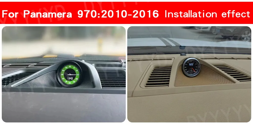 New UpgradeLCD Car Stopwatch for Porsche Macan Cayenne 958 Panamera 970 718 911