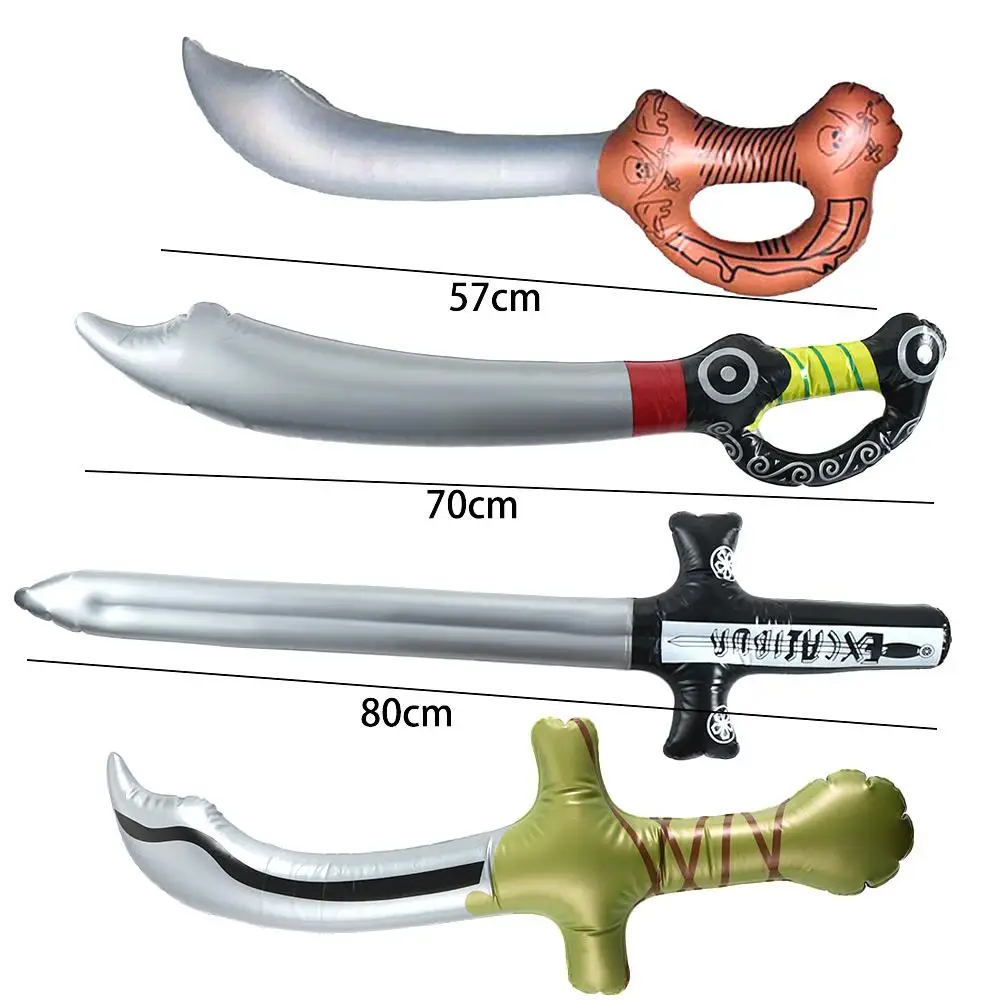 Inflatable 1pcs Kids Toys Water Play Toys Children Toys Wedding Decoration Swim Pool Play Toys Pirate Cutlass Sword Toy 6