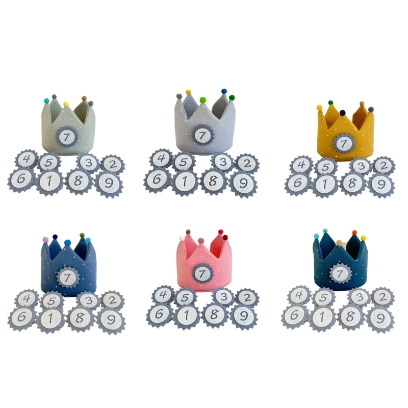 

Children Photoshooting Accessories Birthday Party Hat Crownpiece Headwear