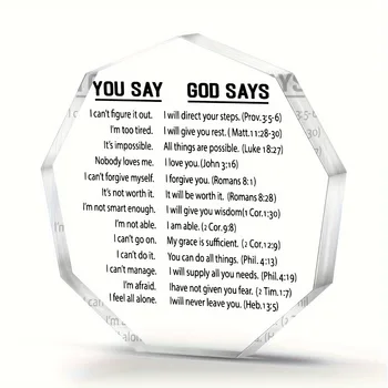 Acrylic Scripture Encouragement Card 1