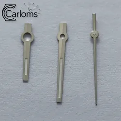 Silver, Gold, Rose, Black, and Green Luminous Watch Hands - Premium Quality Replacement Parts (Silver)