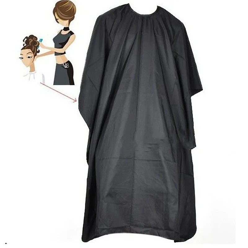 Professional Barber Hairdressing Gown Cape Apron universalBlack Waterproof Salon  Hairdressing Hairdresser Barber Cape Gown