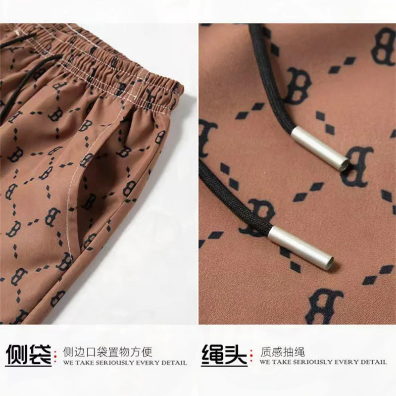 Hot Sale Casual Shorts Men Waist Drawstring Boardshort Bermuda Male Quick Drying Soft Fashion Style Breeches Beach Shorts 001B