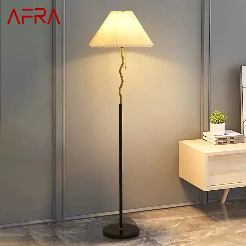

AFRA Nordic Floor Lamp Fashionable Modern Family Iiving Room Bedroom Originality LED Decorative Standing Light