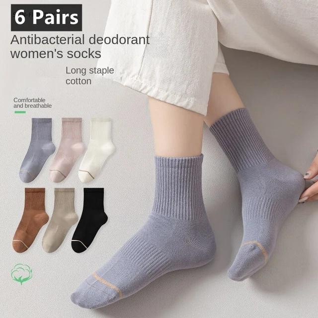 1 paire Femme Vacances Style Décontracté Chaussettes , sport Et