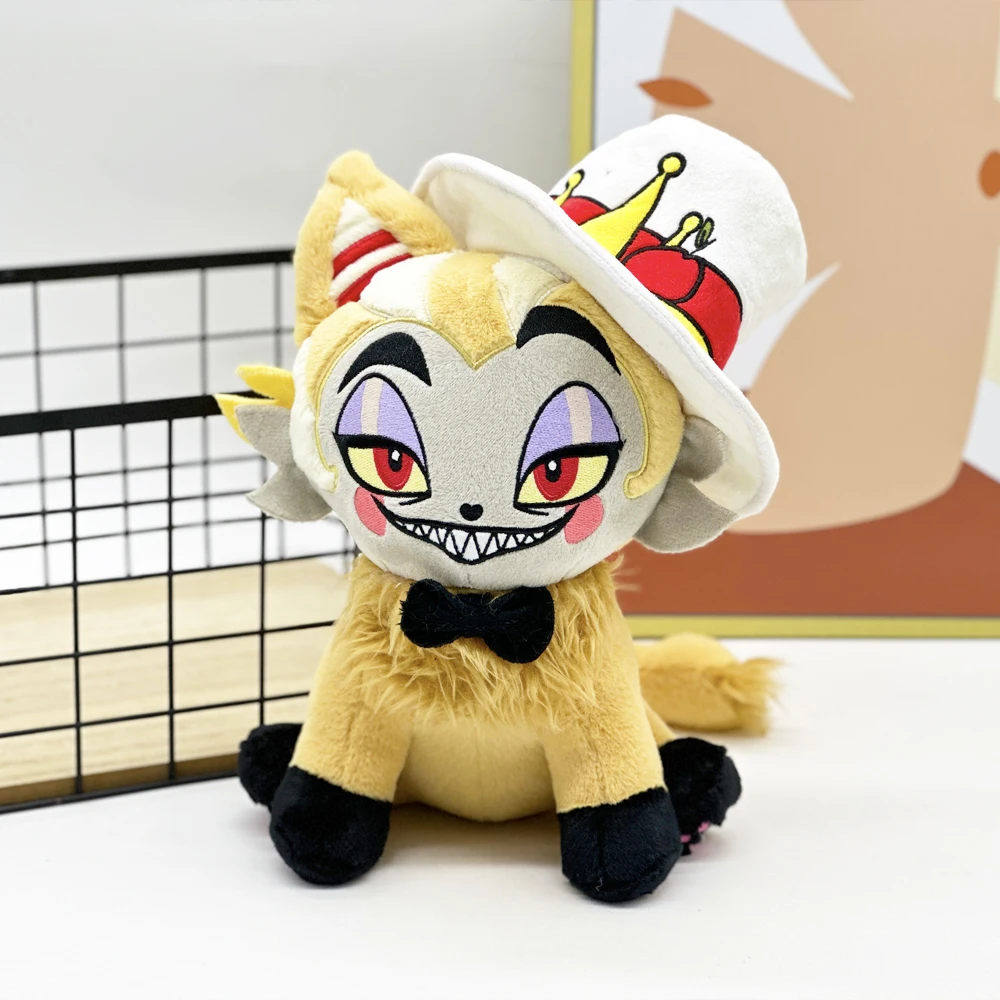

Новая белая кошка из аниме и мультфильма из Аластора в очаровательном стиле из аниме, высокое качество, плюшевые игрушки, подарки