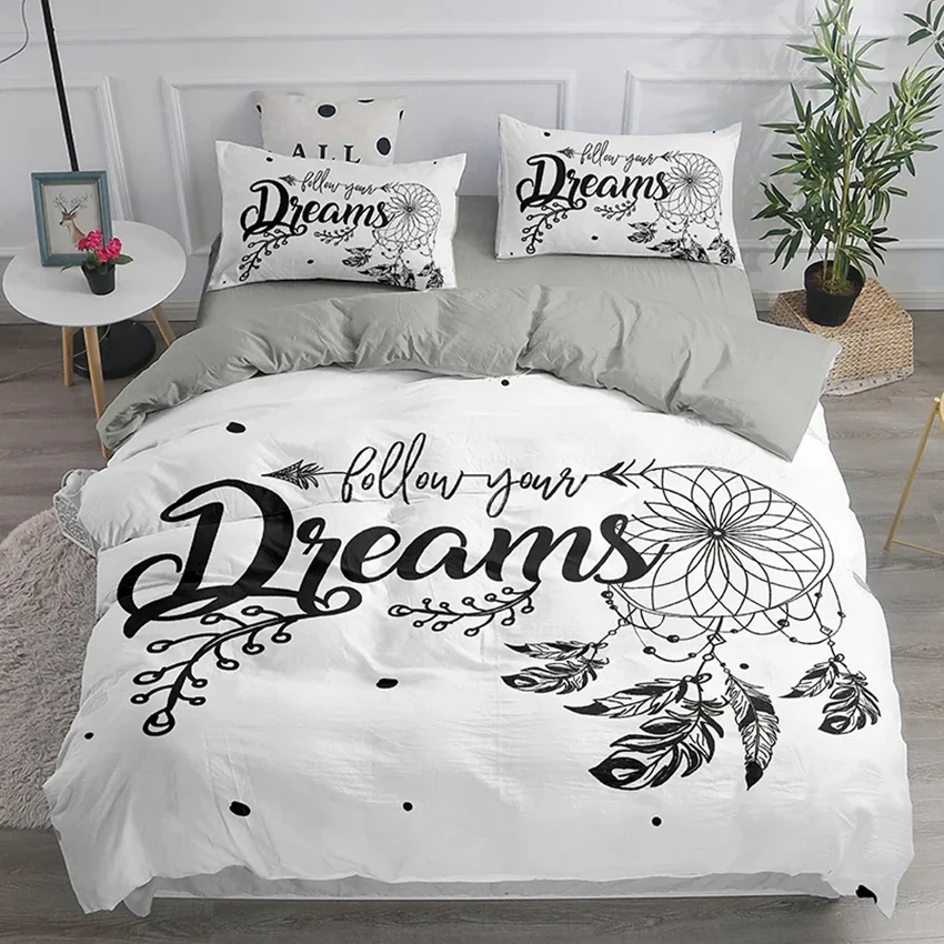 Dream Catcher-Bettwäsche-Set, eleganter böhmischer Bettbezug, Queen-Size-Bett, 240 x 220 cm, ethnischer Bettbezug, Einzelbett, Doppelbett, King-Size-Bettbezug – Detail 13
