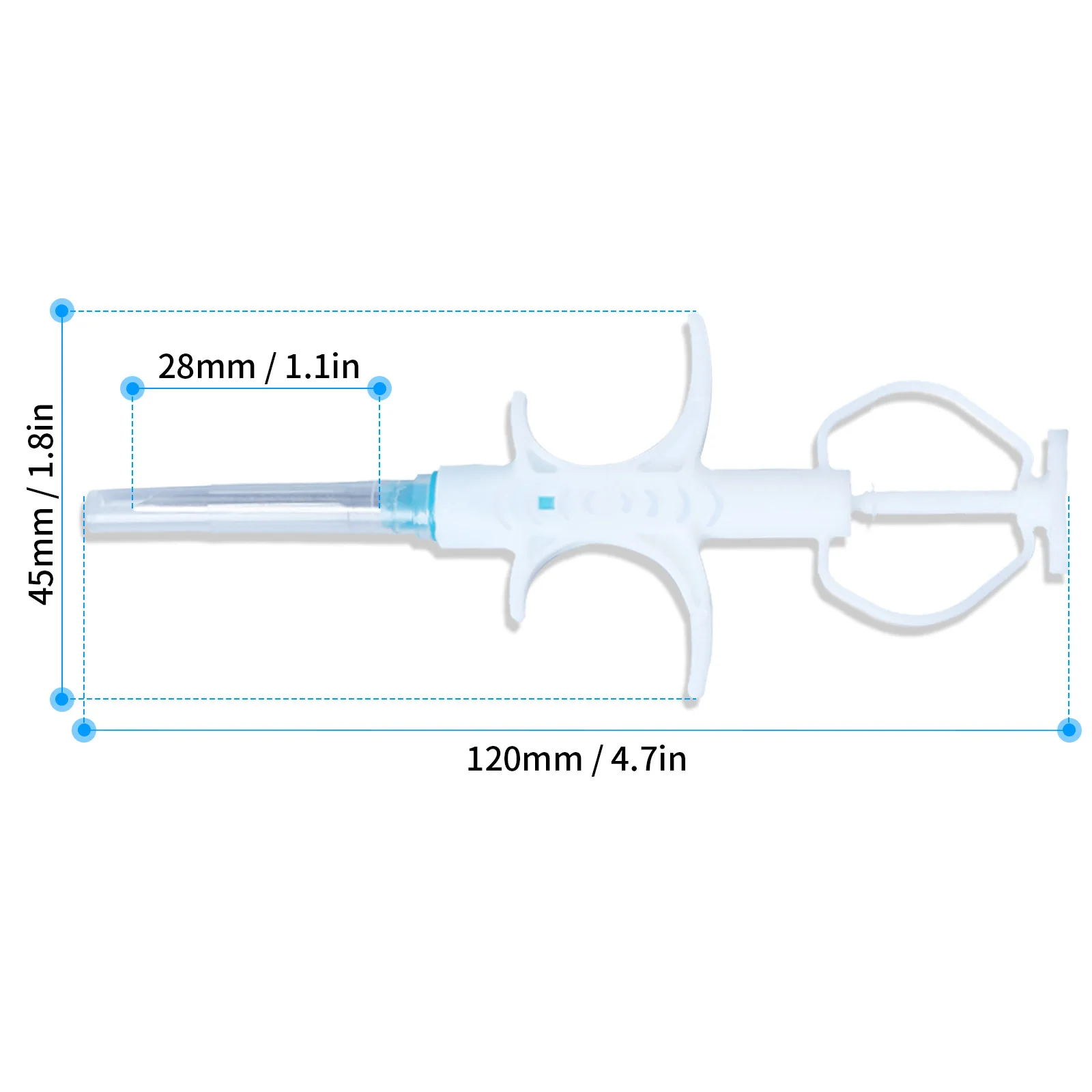 Pet Microchips 1.4x8mm ISO11784/785 FDX-B cat dog snake syringe x100pcs pet microchip