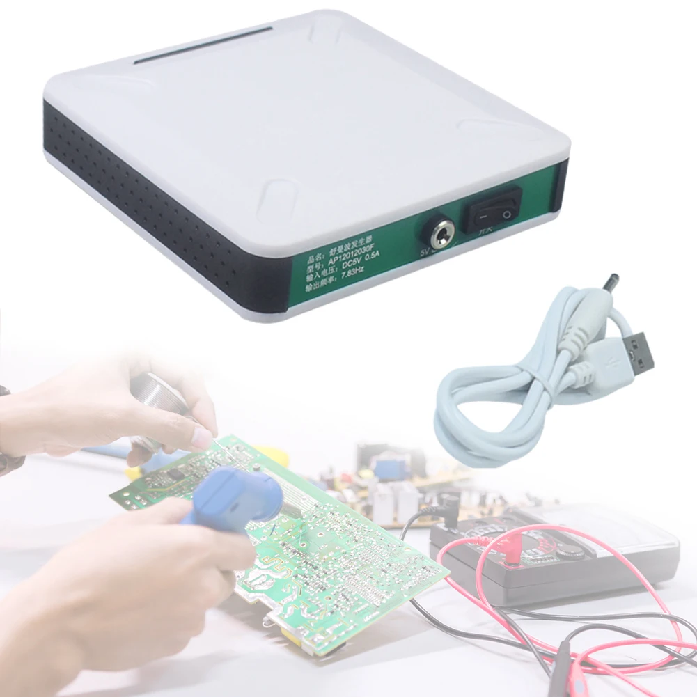 USB 오디오 공명기가 있는 슈만 공명 펄스 발생기, 저주파 펄스, 수면 도움, 7.83HZ