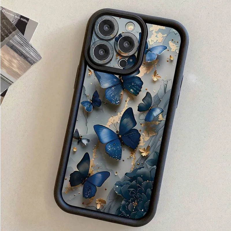 Glow-In-The-Dark Butterfly Design Phone Case Cover