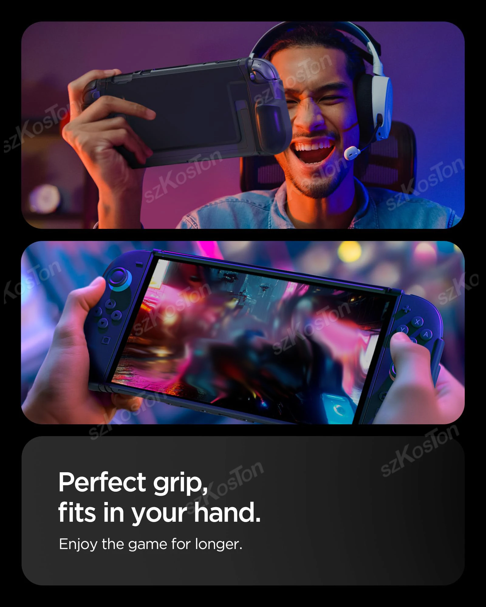 Enhanced Ergonomic Protective Case with Handle Grip