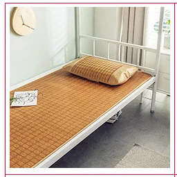 

Summer rattan mat summer student upper and lower dormitory mat 0.8m0.9m1.0m1.2m1.35m folding air conditioning mat straw mat
