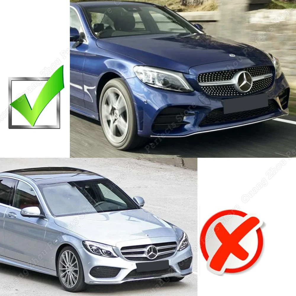 PARAURTI ANTERIORE SPOILER Labbro Adatto Per Mercedes Cla X118 C118 - 6