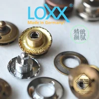 LOXX Lock Buckle Imported From Germany, Leather Handmade DIY Locking Hardware, One-hand Open Decorative Buckle, Leather Bag Moto 2