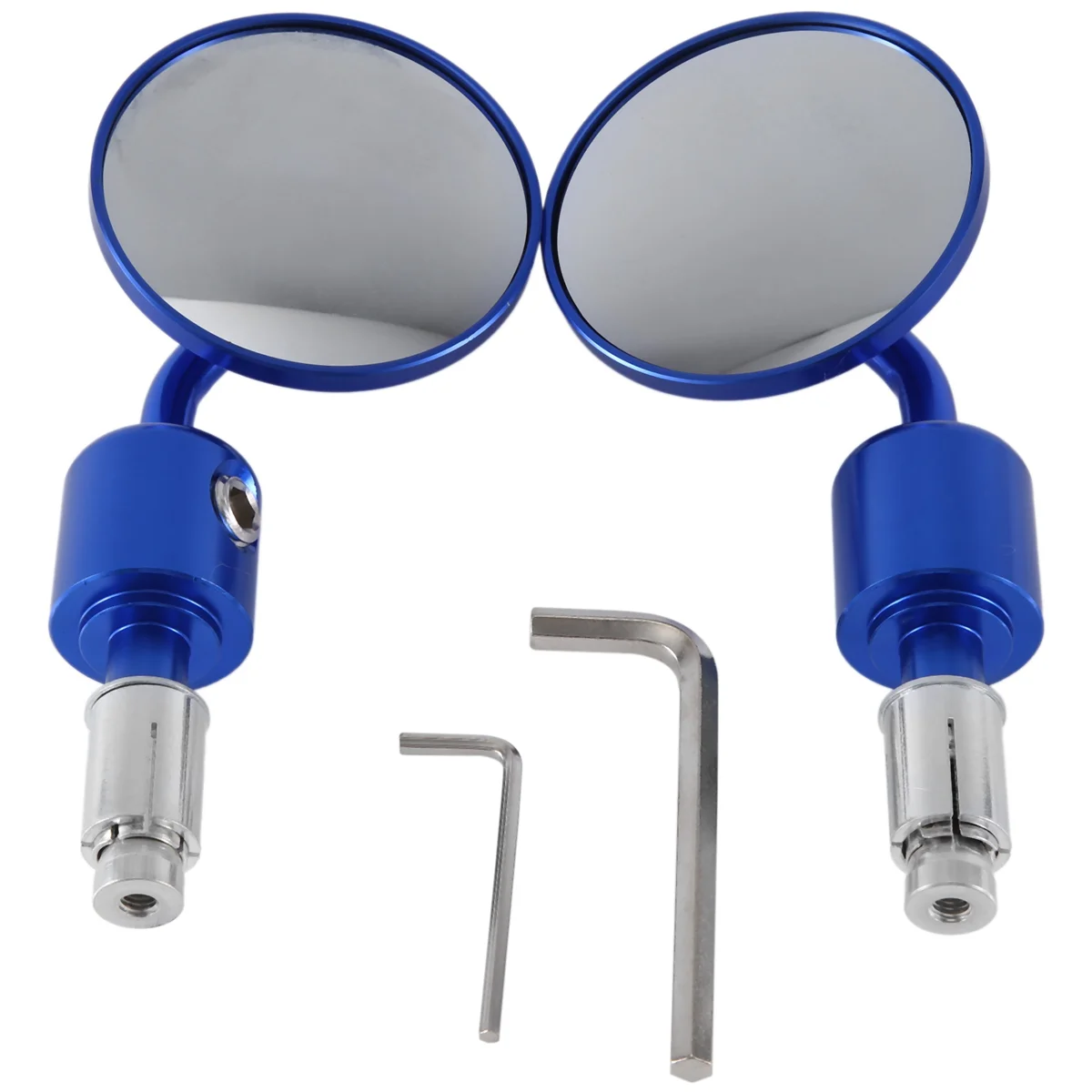 

Зеркало заднего вида для мотоцикла, отражатель, универсальная ручка, зеркало заднего вида, голубое
