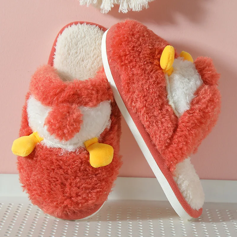 slippers women Women Winter Fuzzy female Non Skid Indoor Home comfy Female Floor Shoes House Ladies Fluffy slippers Non Slip