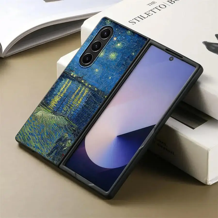 Van Gogh Starry Night Premium Folding Phone Case Cover
