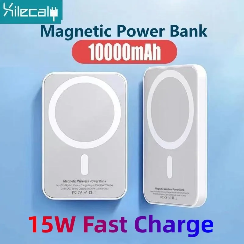 Chargeur sans fil magnétique portable, batterie externe pour iPhone 15, 14,  13, Pro, Max, 12, batterie externe d'origine - AliExpress