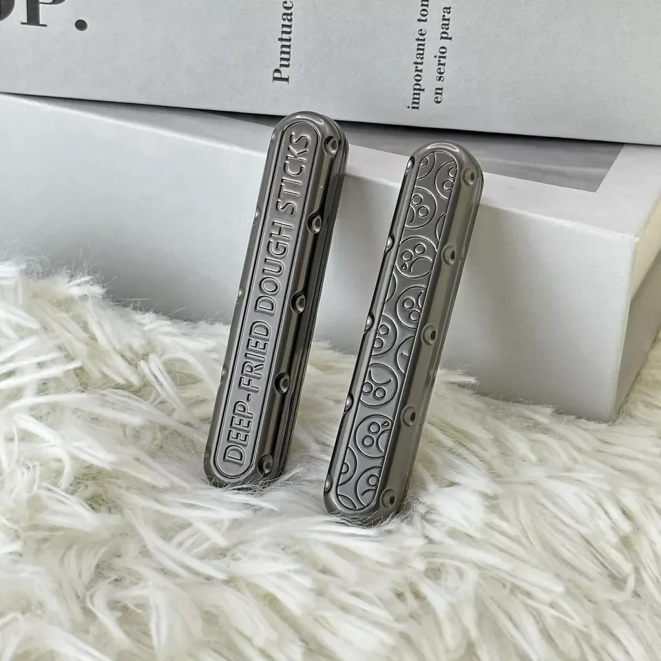 Fidget Slider Push Slider PPB Fidget Toys Stress Relief For Adults Metal Desk Toy EDC Haptic Coin Gift For Him