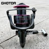 Metal Spool Spinning Fishing Reel Ultralight Max 12KG Reel Right/Left Interchangeable Handle 1000-7000 High Speed Gear 5.2:1 1