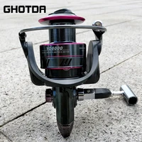 Metal Spool Spinning Fishing Reel Ultralight Max 12KG Reel Right/Left Interchangeable Handle 1000-7000 High Speed Gear 5.2:1 1